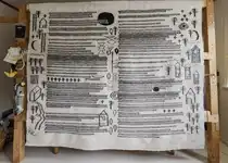 Side 12 og 13. Vev i bomull og ull. Foto: Agurtxane Concellon